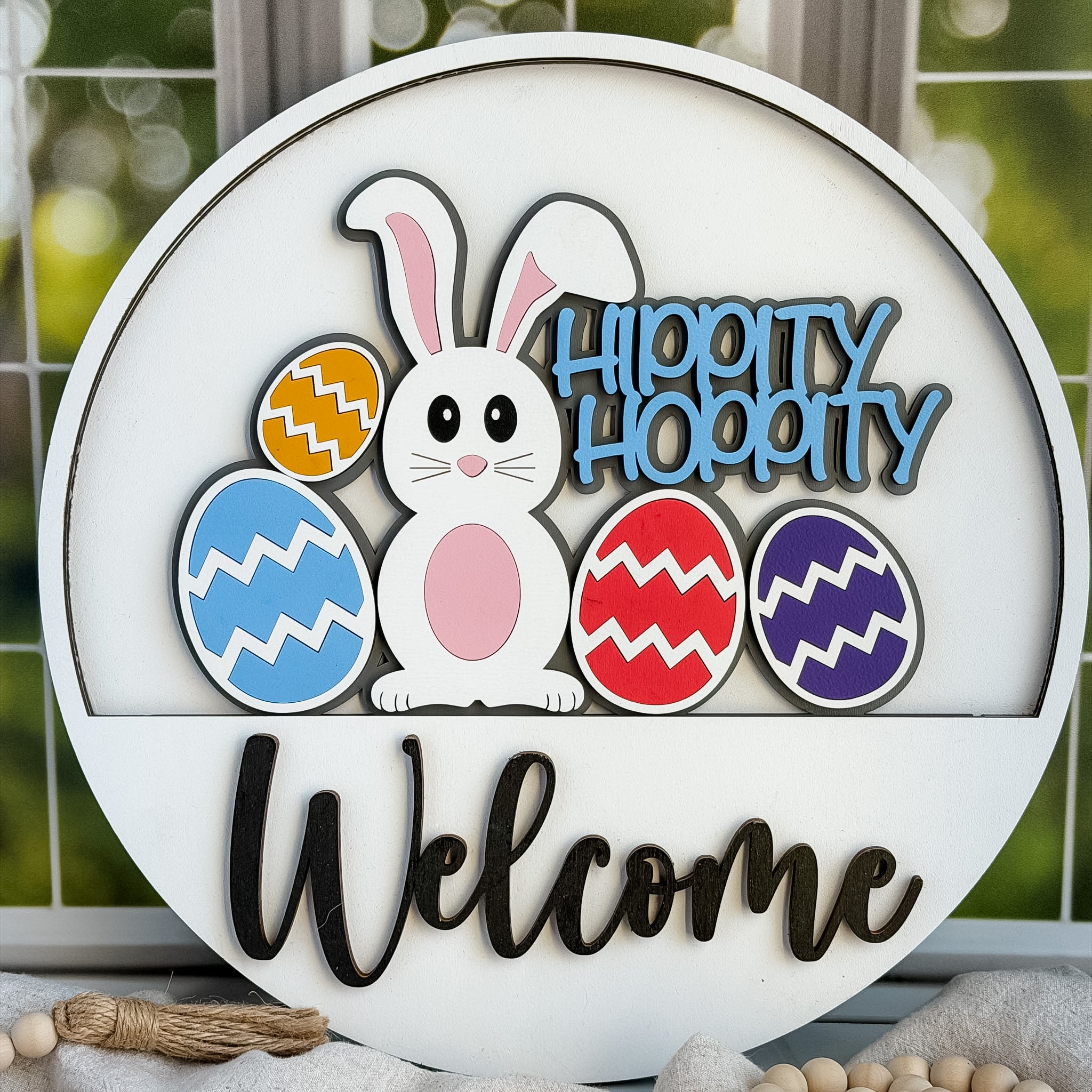 Add On Easter Bunny Theme for Interchangeable Round Signs – Kreative ...