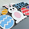 Add On Easter Bunny Theme for Interchangeable Round Signs
