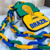 Brazil Hype Chain – 3D Printed FIFA World Cup Pendant Necklace