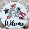 Add On America Theme for Interchangeable Round Signs