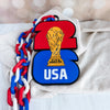 USA Hype Chain – 3D Printed FIFA World Cup Pendant Necklace