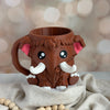Manny the Mammoth Ice Cream Pint Holder