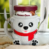 Pawblo the Polar Bear Ice Cream Pint Holder