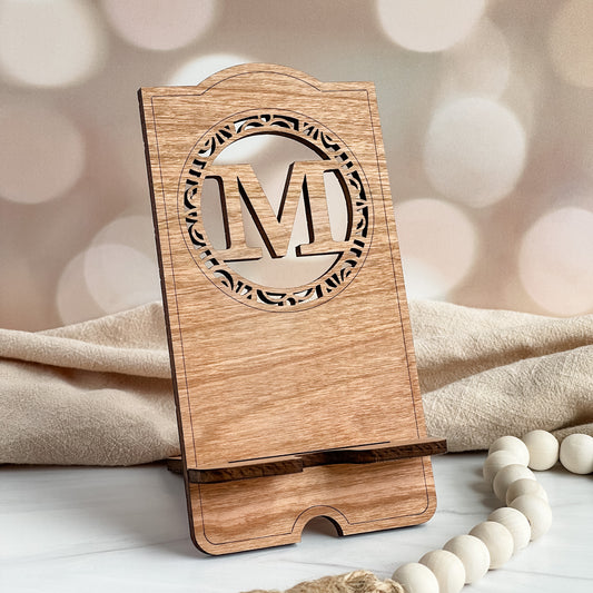 Monogram Letter Phone Stands