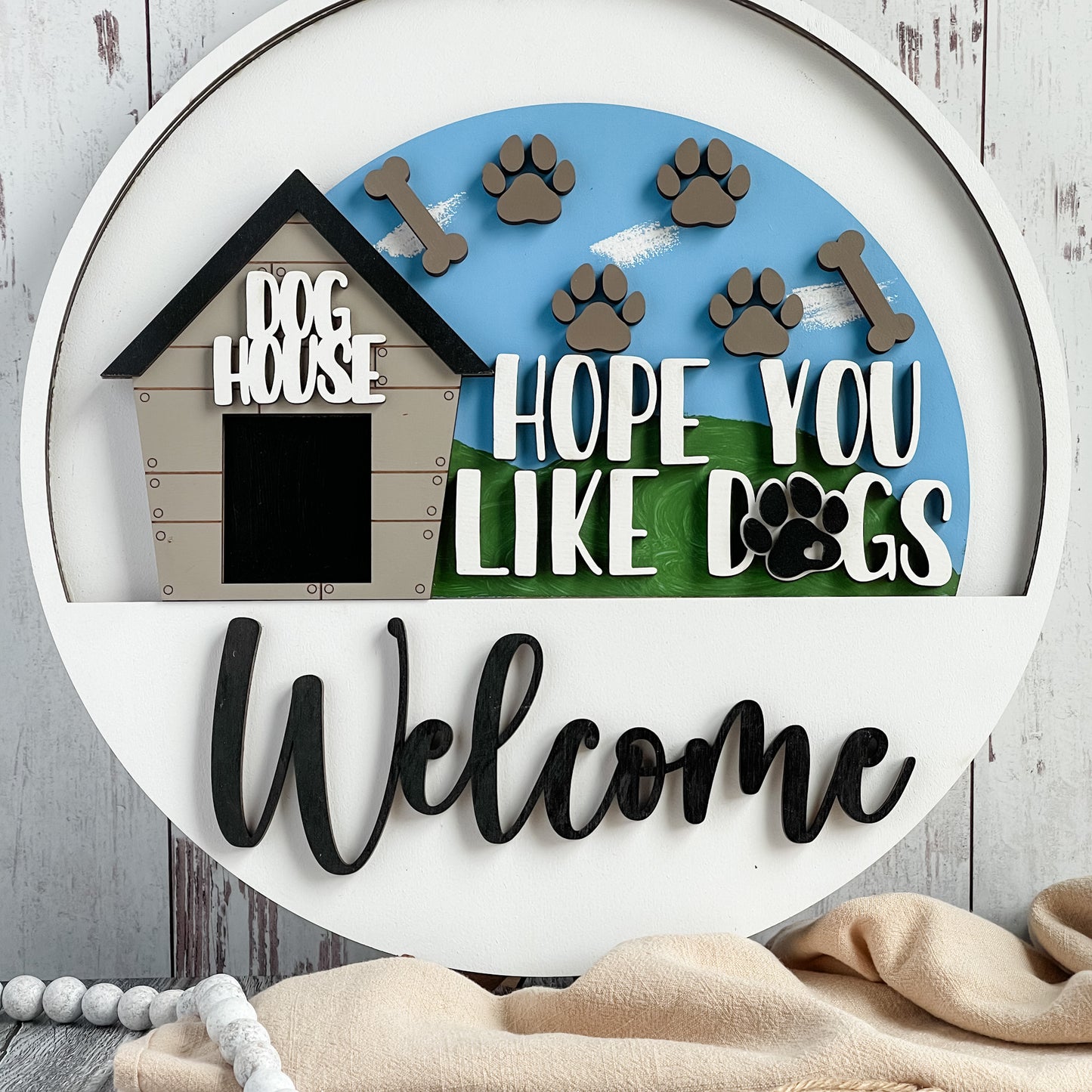 Add On Dogs Theme for Interchangeable Round Signs