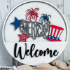 Add On America Theme for Interchangeable Round Signs