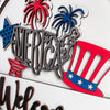 Add On America Theme for Interchangeable Round Signs