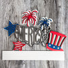 Add On America Theme for Interchangeable Round Signs