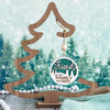 Wooden Tree Ornament Stand