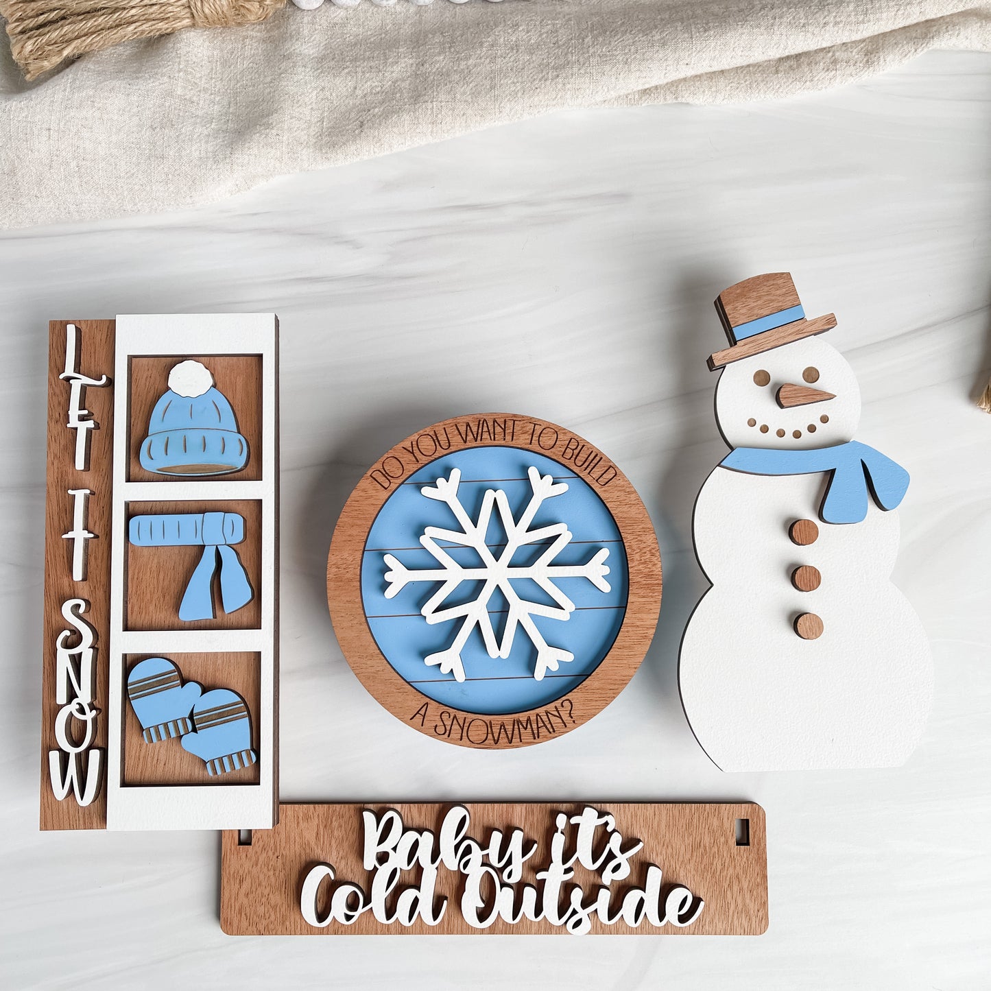 Add On for Shelf Sitter - Baby It’s Cold Outside