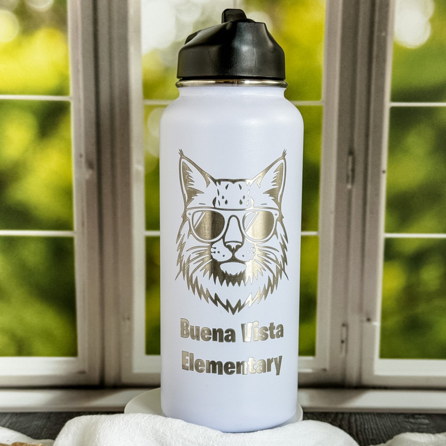 Buena Vista Bobcats Personalized Water Bottles & Tumblers