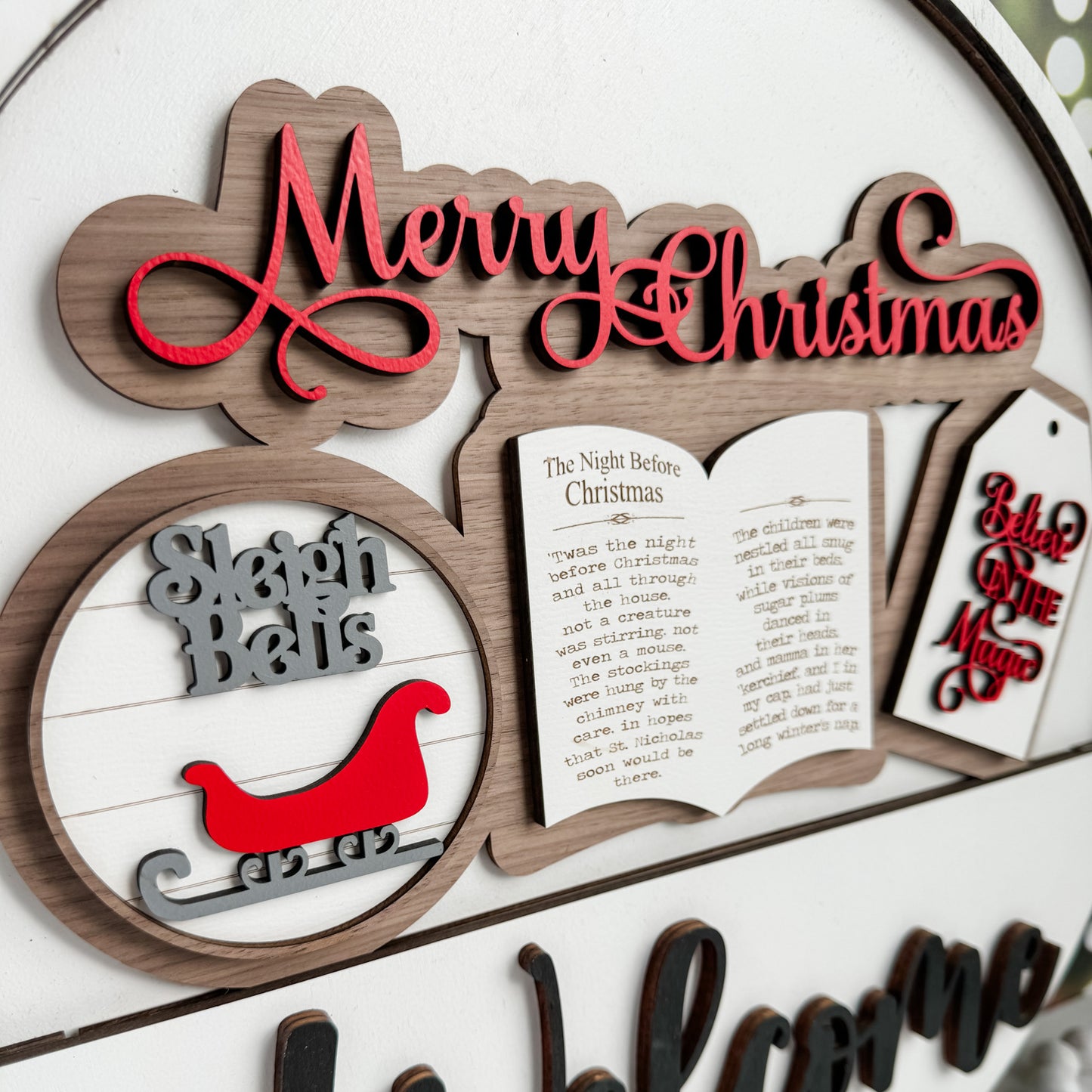 Add On Vintage Theme for Interchangeable Round Signs