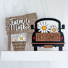 Add On Farm Truck Daisies Theme for Interchangeable Round Signs