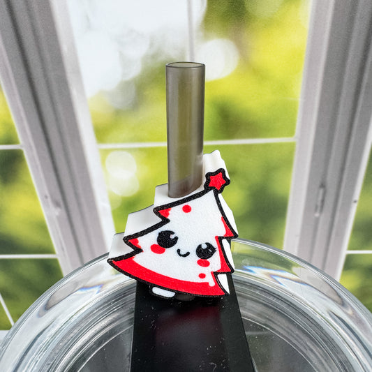 Christmas Tree Straw Topper