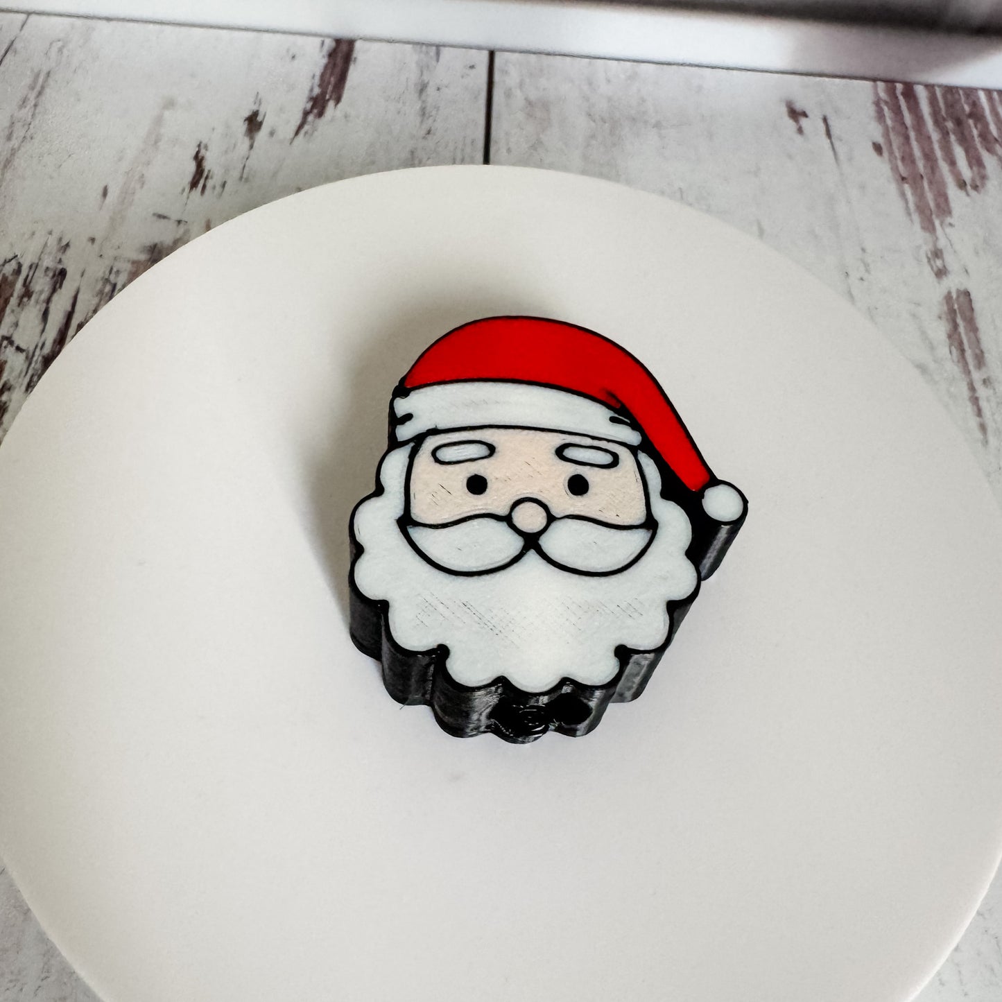 Santa Claus Straw Topper