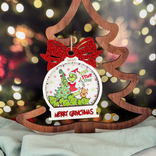 Grinch Shaker Ornament