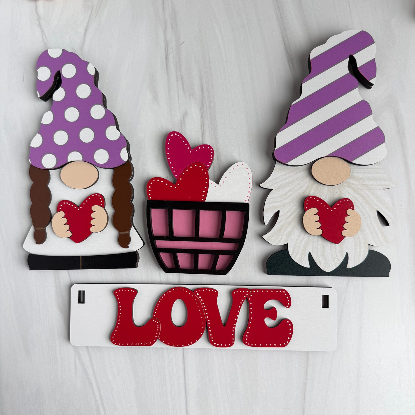 Add on for Shelf Sitter - Gnome Sweet Gnome: Love