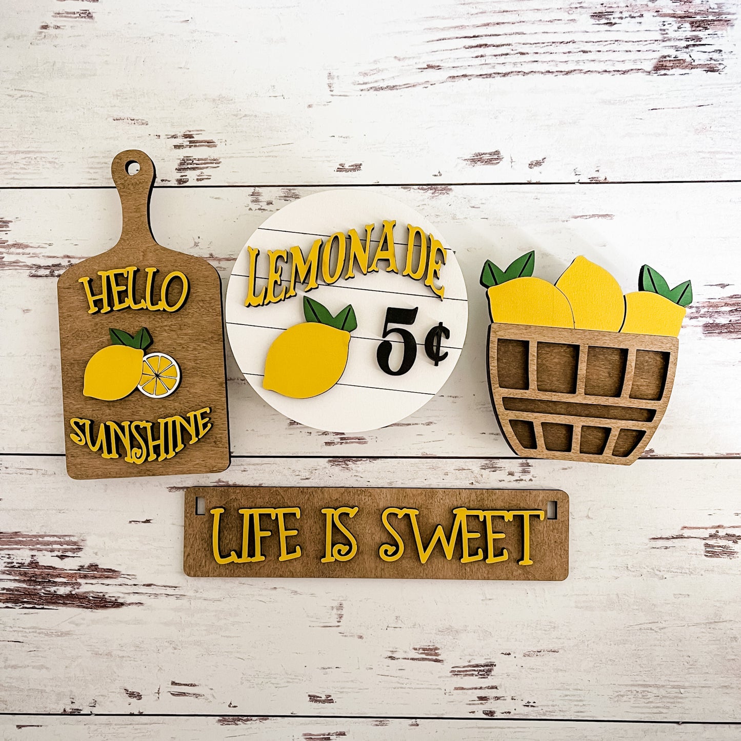 Add on for Shelf Sitter - Lemonade Theme