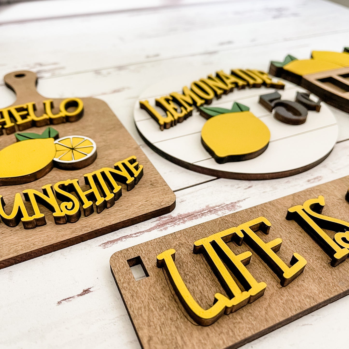 Add on for Shelf Sitter - Lemonade Theme