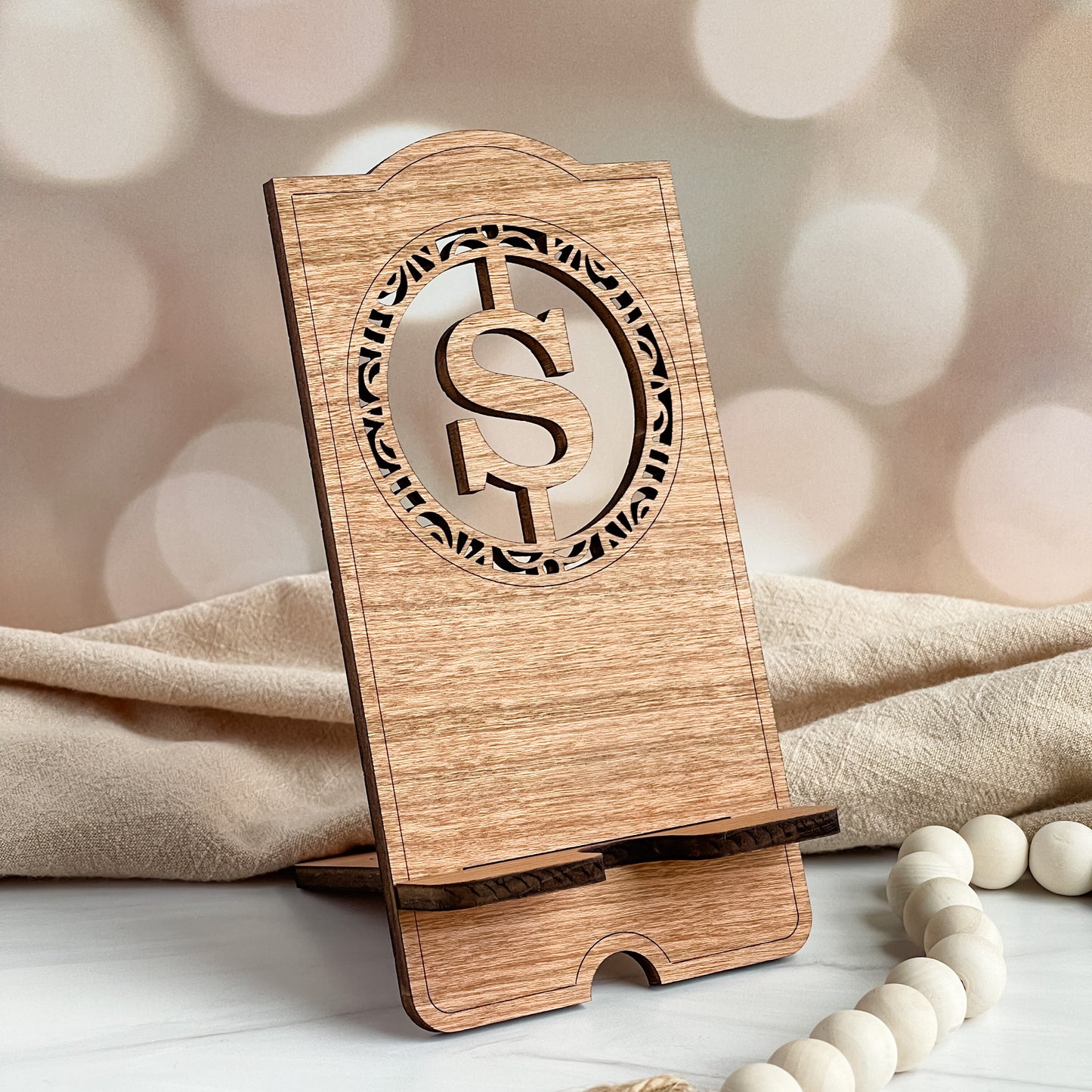 Monogram Letter Phone Stands