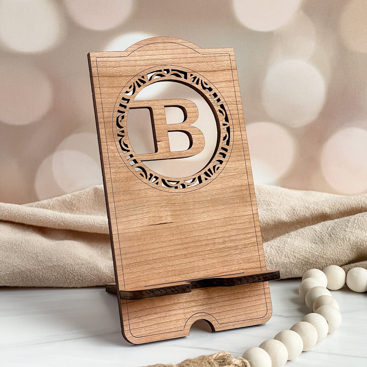 Monogram Letter Phone Stands